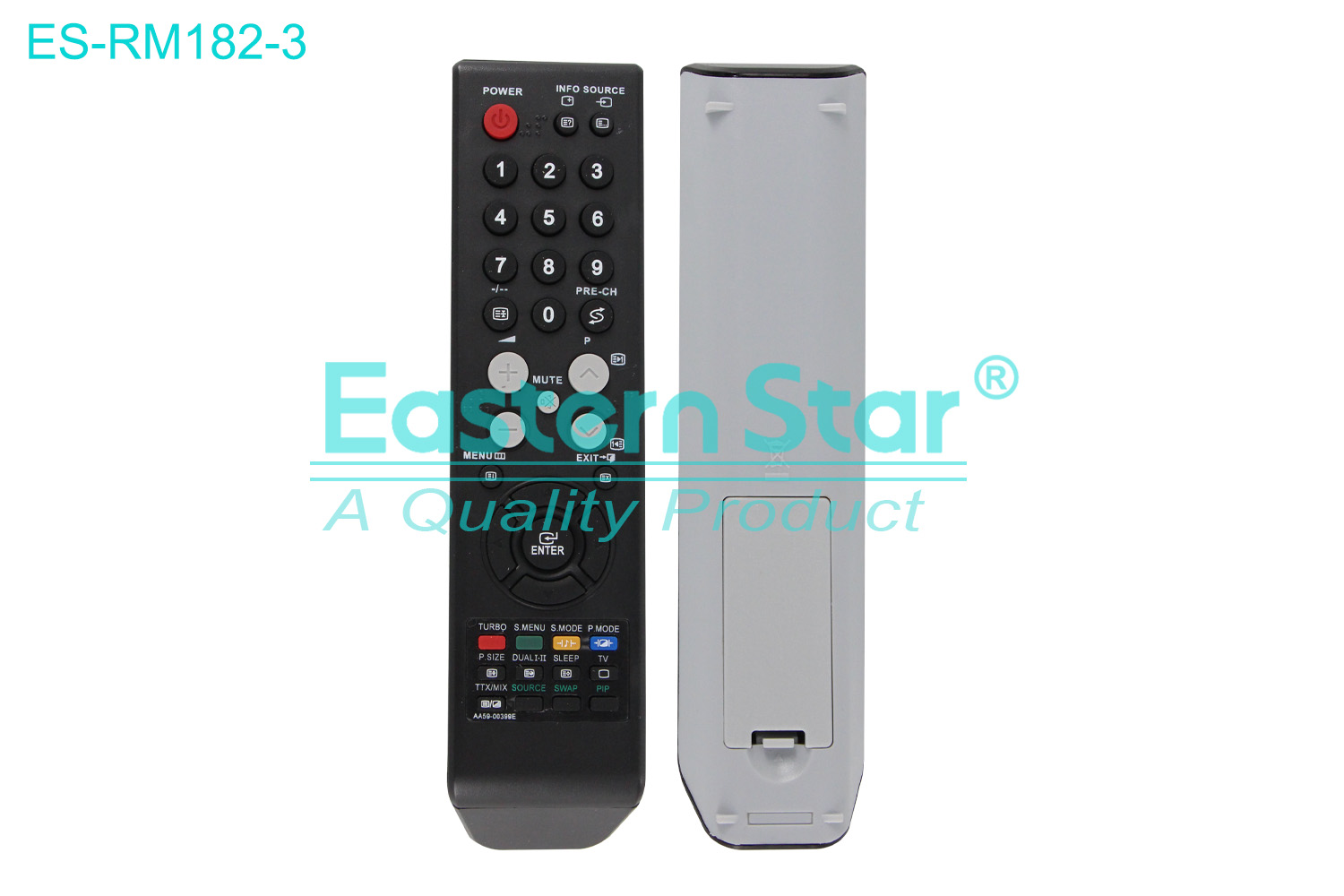 ES-RM182-3 Compatible for / Smart TV Remote Control R/M 39 Keys