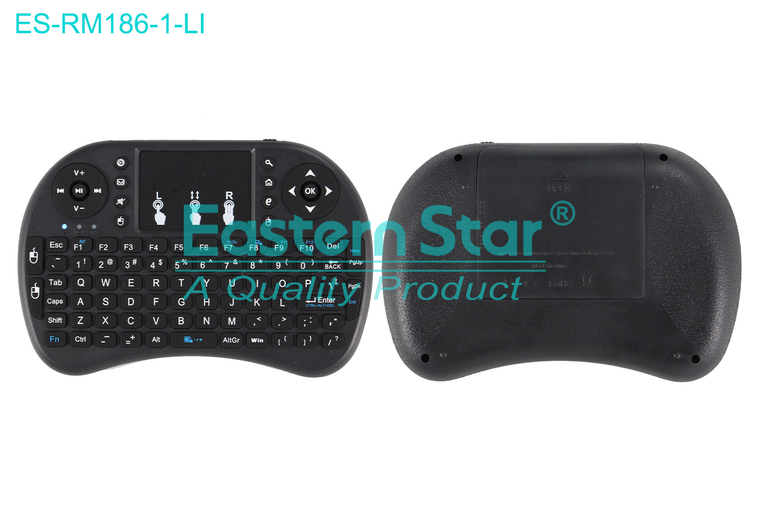 ES-RM186-1-LI Compatible for / Smart TV Remote Control R/M 92 Keys