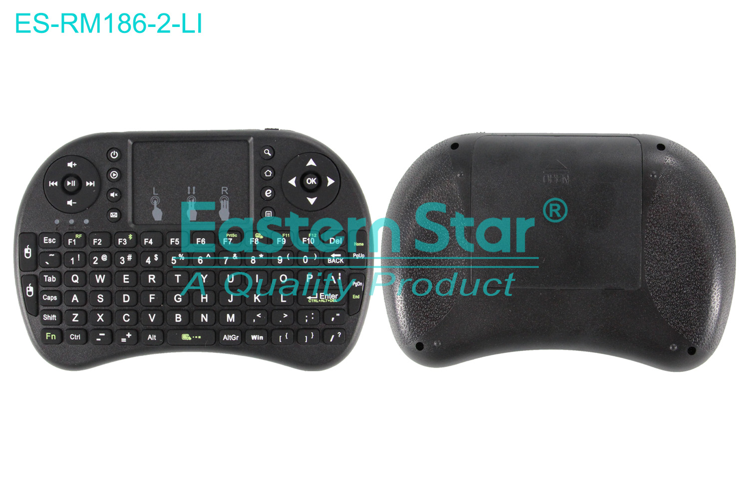 ES-RM186-2-LI Compatible for / Smart TV Remote Control R/M 92 Keys