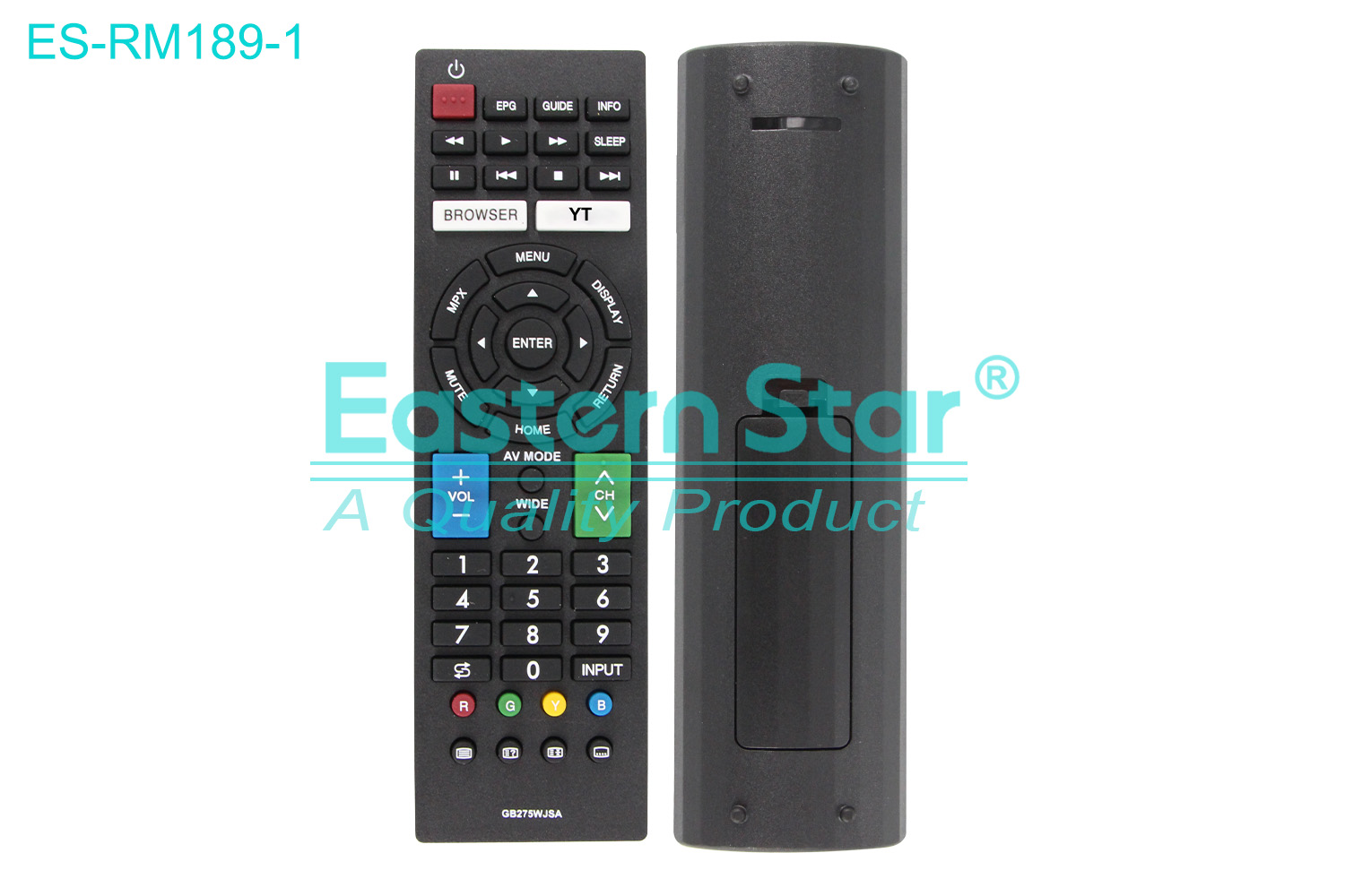 ES-RM189-1 Compatible for / Smart TV Remote Control R/M 51 Keys