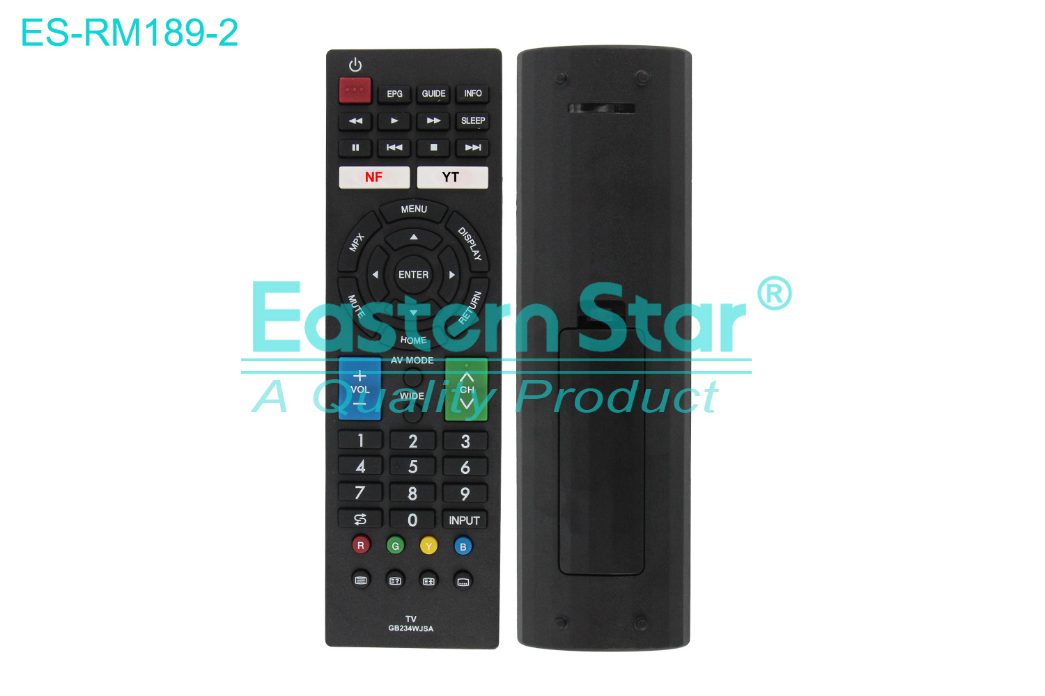 ES-RM189-2 Compatible for / Smart TV Remote Control R/M 51 Keys