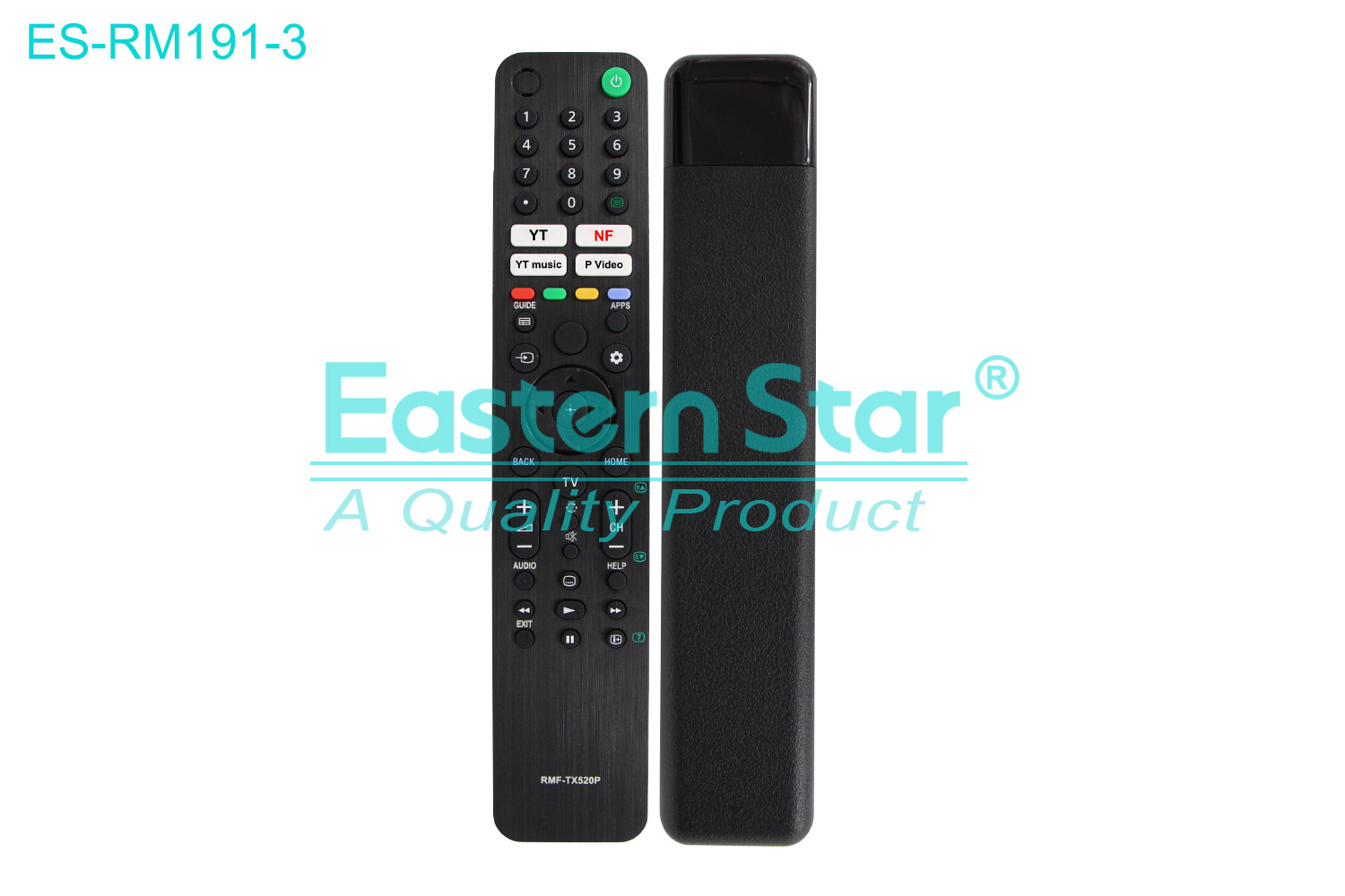 ES-RM191-3 Compatible for / Smart TV Remote Control R/M 49 Keys