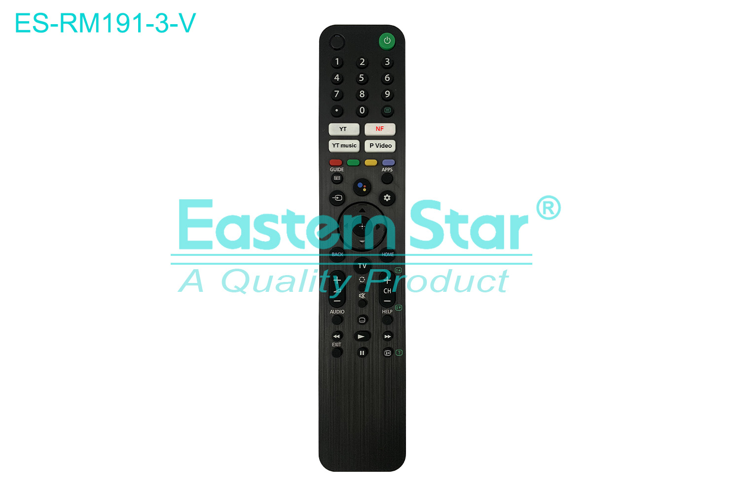 ES-RM191-3-V Compatible for / Smart TV Voice Remote Control R/M 50 Keys