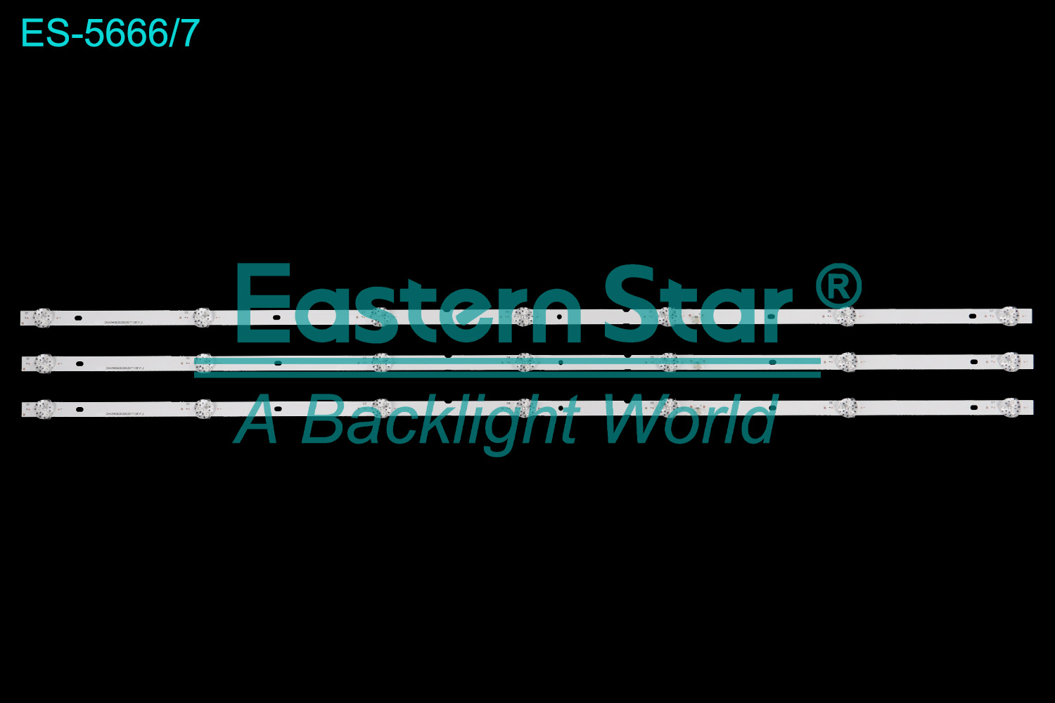 ES-5666 LED TV Backlight use for 43" Skyworth  use for CRH-CN43WG63030030711DEV1.2 LED BACKLIGHT STRIP(3)