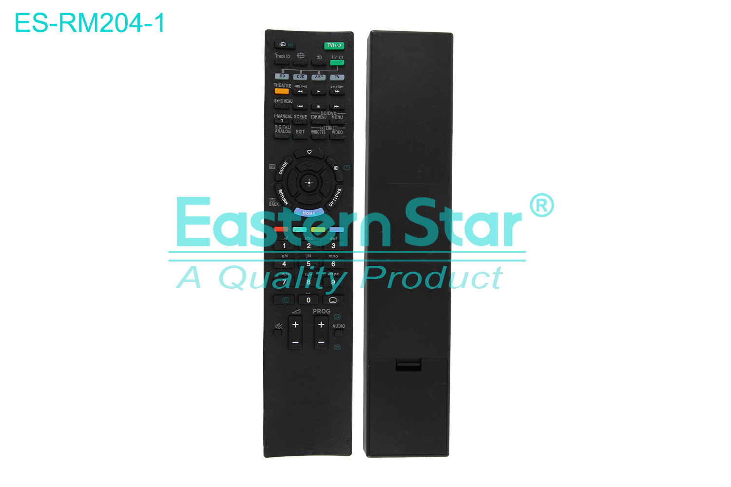 ES-RM204-1 Compatible for Sony Smart TV Remote Control R/M 59 Keys