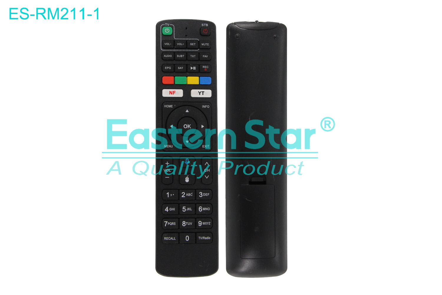 ES-RM211-1 Compatible for / Smart TV Remote Control R/M 47 Keys