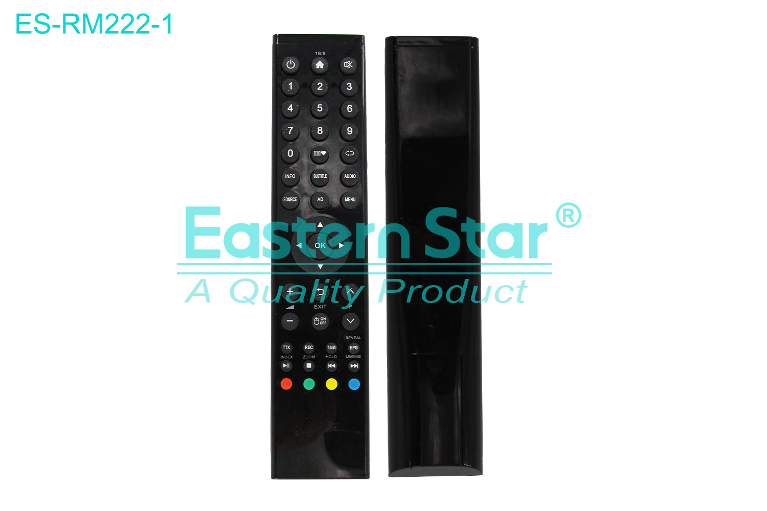 ES-RM222-1 Compatible for Dijitsu Smart TV Remote Control R/M 44 Keys