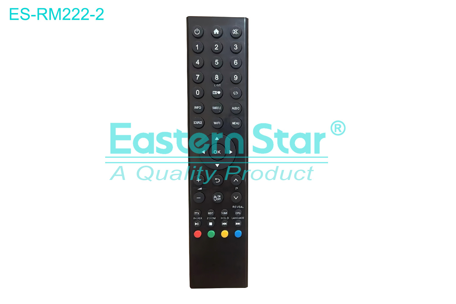 ES-RM222-2 Compatible for Dahua Smart TV Remote Control R/M 44 Keys