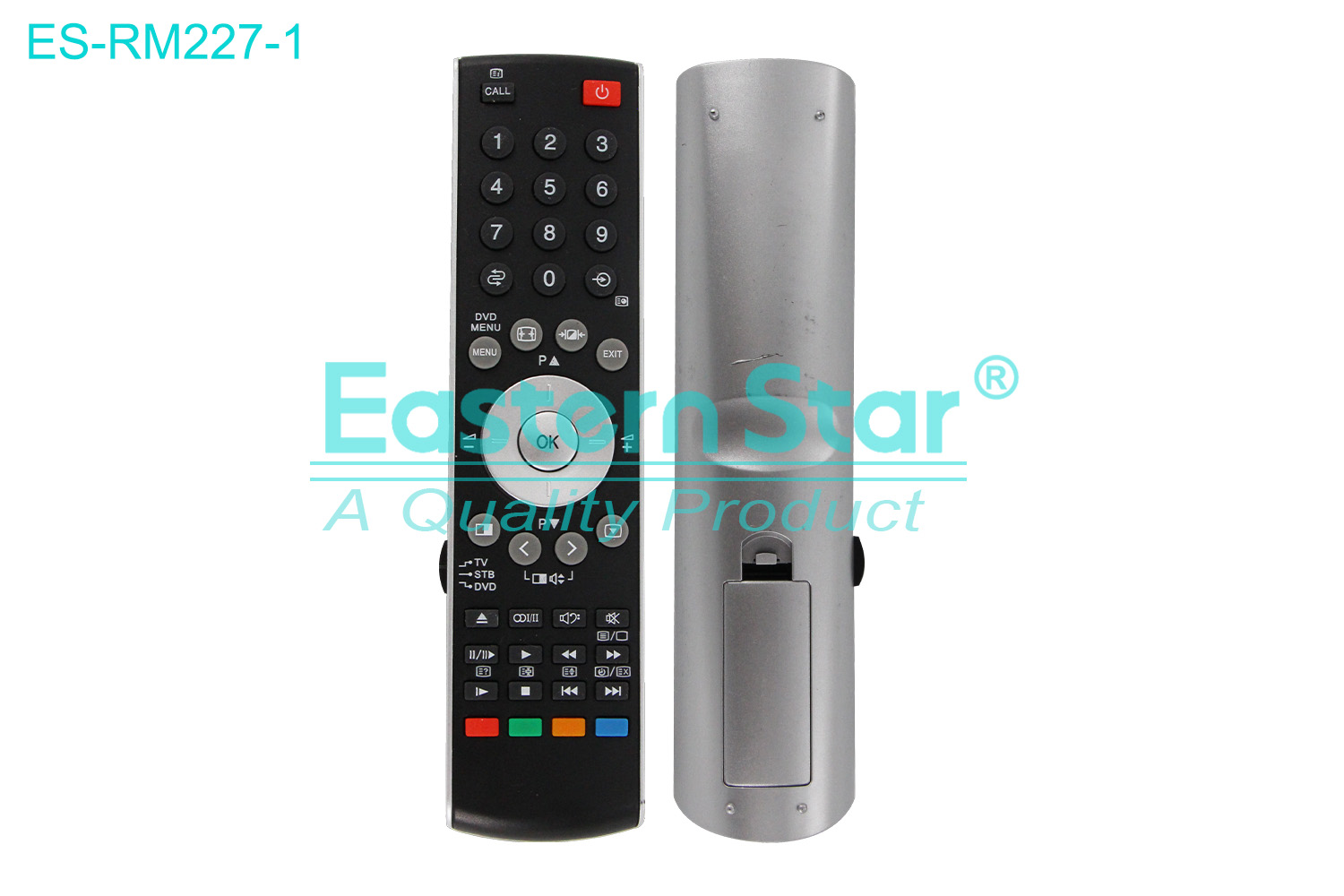 ES-RM227-1 Compatible for Toshiba Smart TV Remote Control R/M 43 Keys