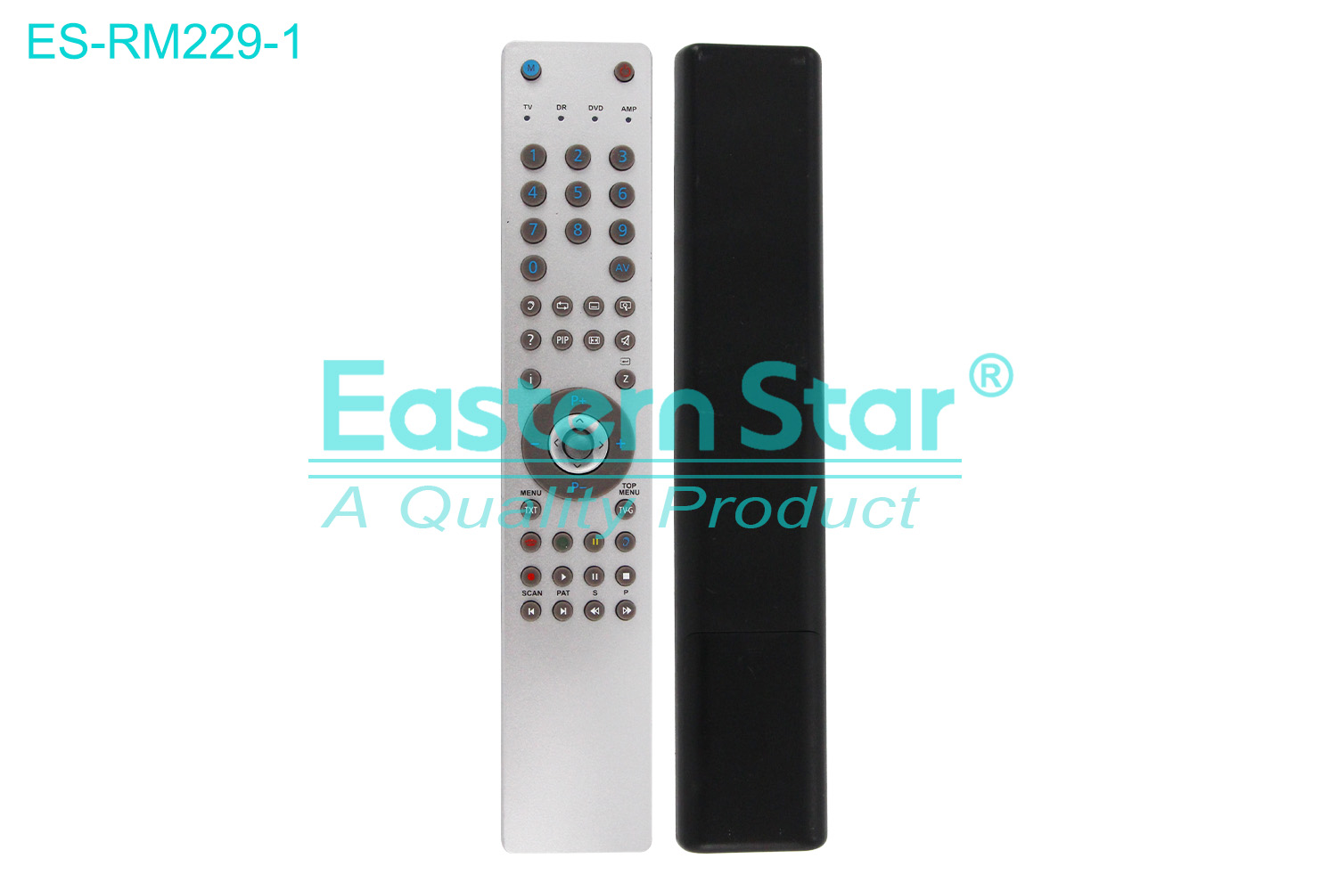 ES-RM229-1 Compatible for Arcelik Smart TV Remote Control R/M 46 Keys