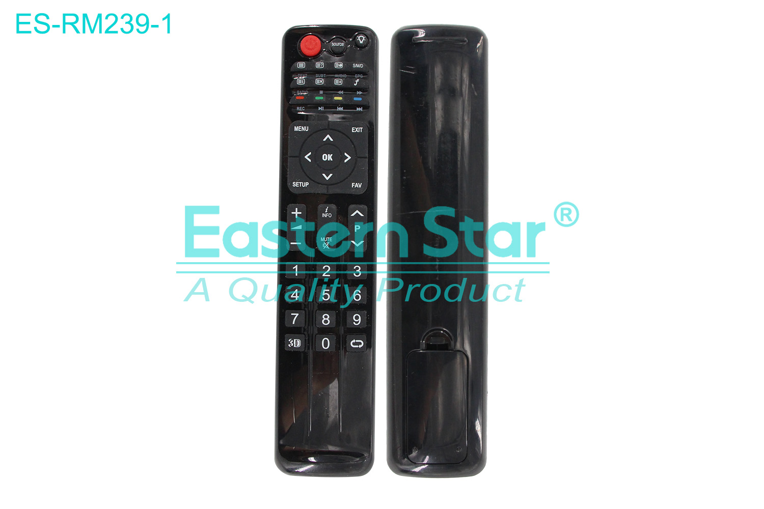 ES-RM239-1 Compatible for Sunny Smart TV Remote Control R/M 42 Keys