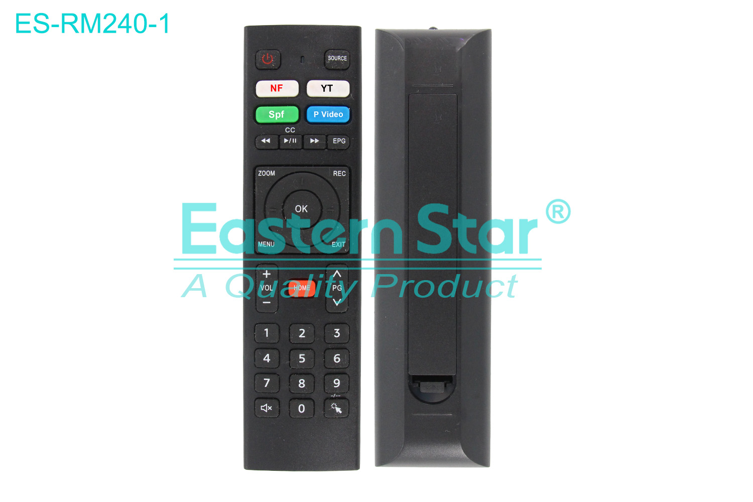 ES-RM240-1 Compatible for Telenova Smart TV Remote Control R/M 37 Keys