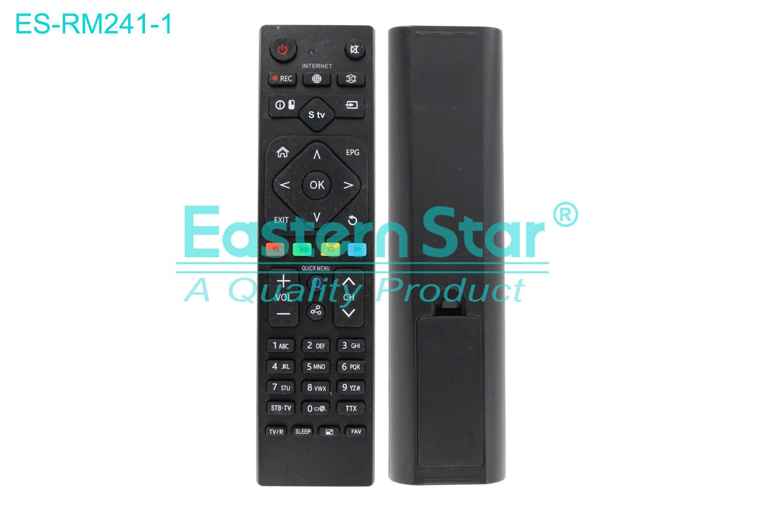 ES-RM241-1 Compatible for Sunny Smart TV Remote Control R/M 44 Keys