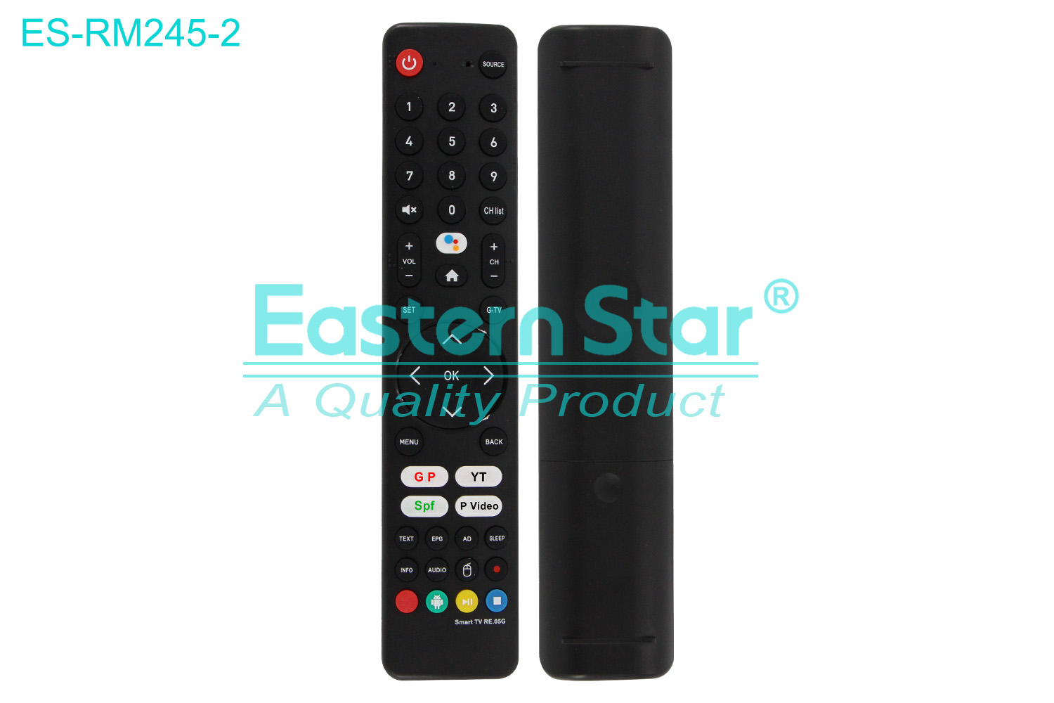 ES-RM245-2 Compatible for / Smart TV Remote Control R/M 45 Keys