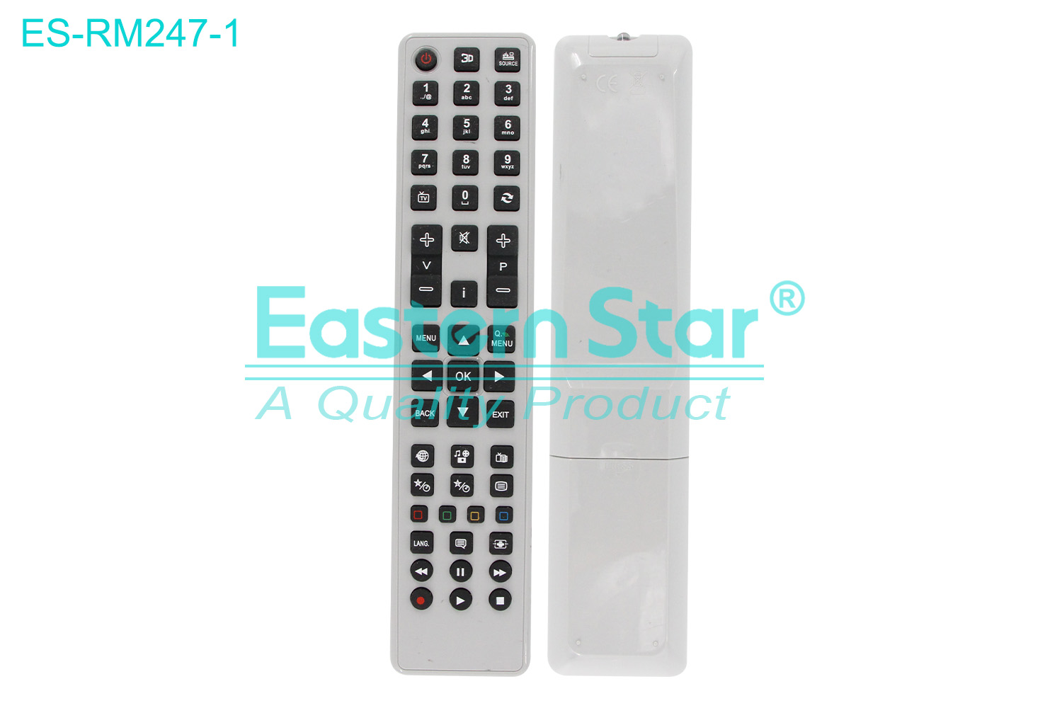 ES-RM247-1 Compatible for Vestel Smart TV Remote Control R/M 49 Keys