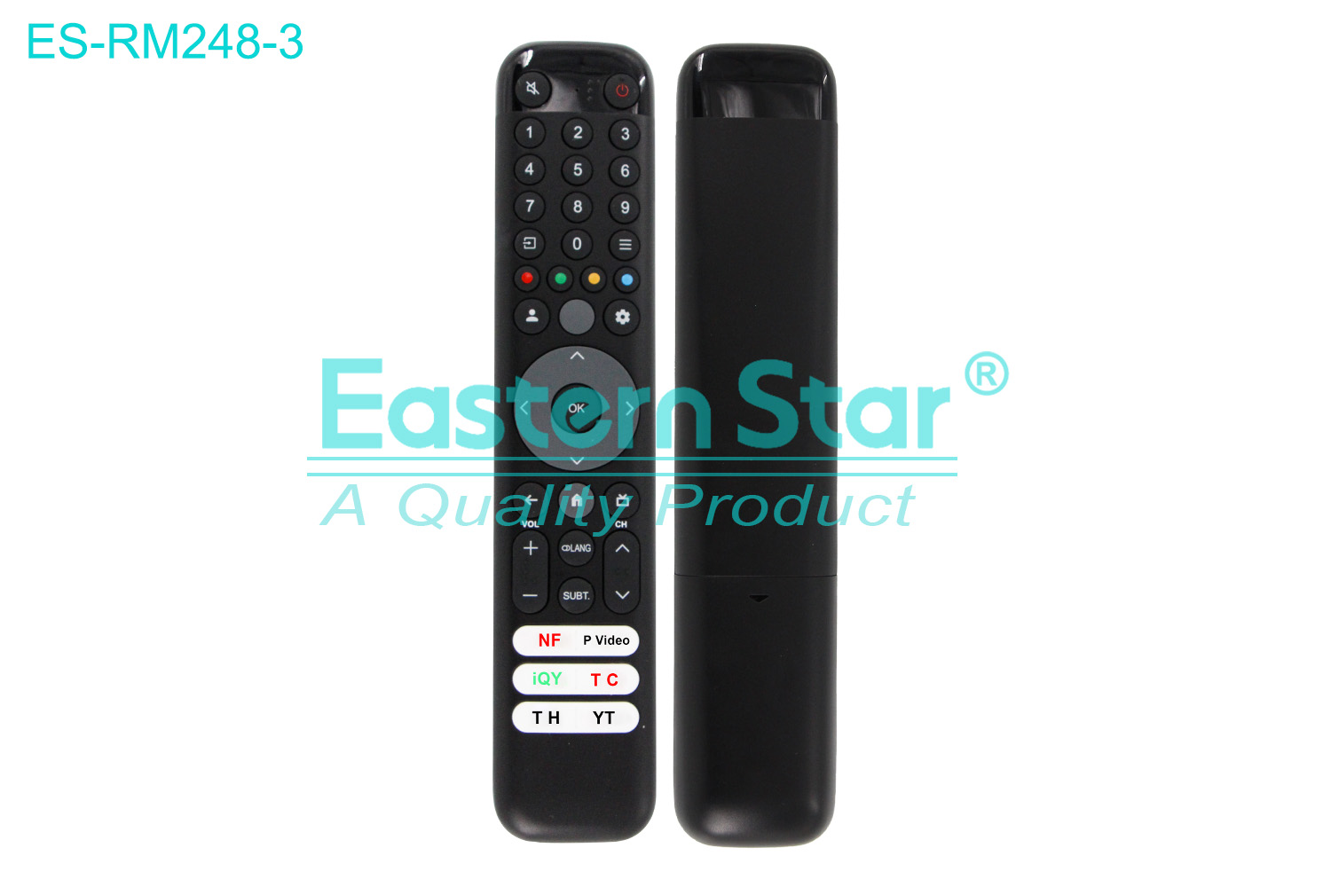 ES-RM248-3 Compatible for Tcl Smart TV Remote Control R/M 41 Keys