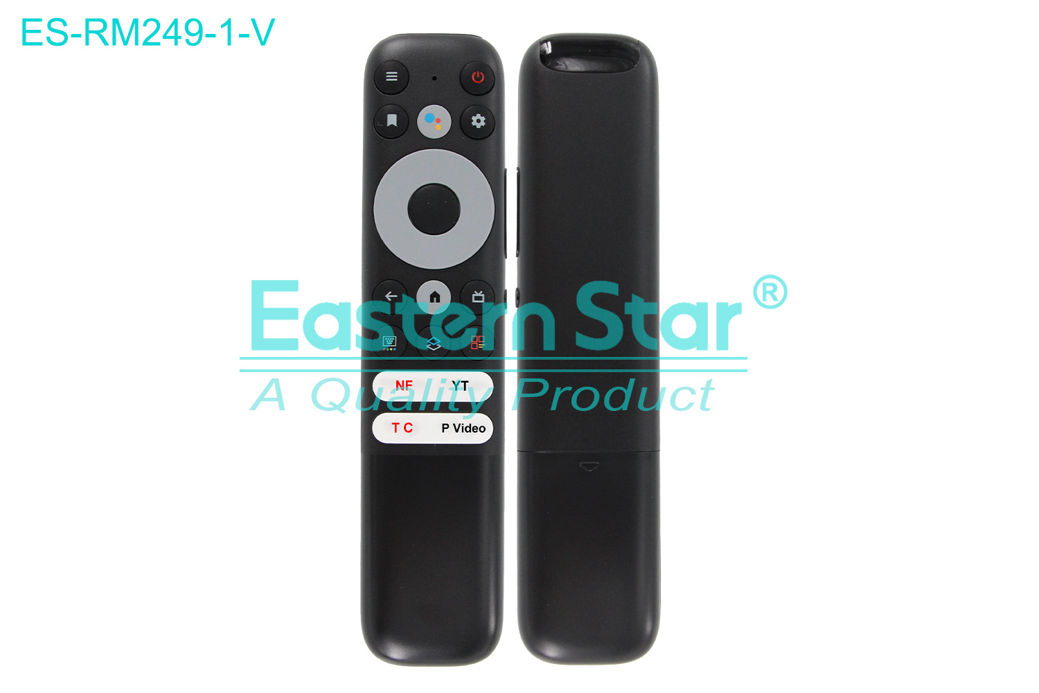 ES-RM249-1-V Compatible for Tcl Smart TV Voice Remote Control R/M 20 Keys