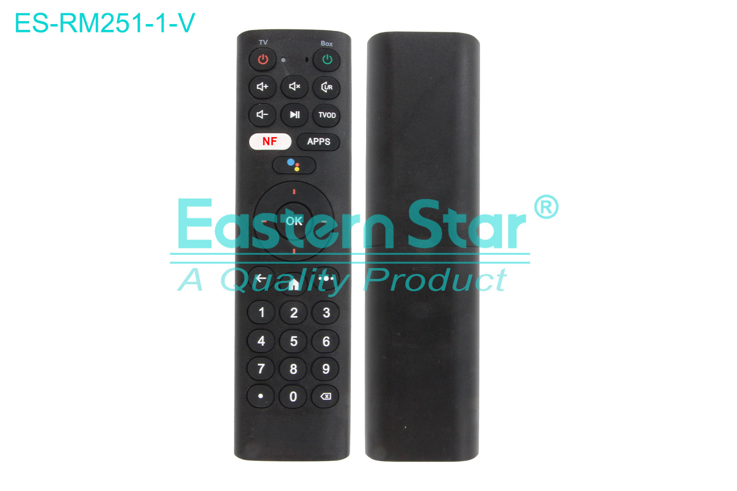 ES-RM251-1-V Compatible for / Smart TV Voice Remote Control R/M 31 Keys