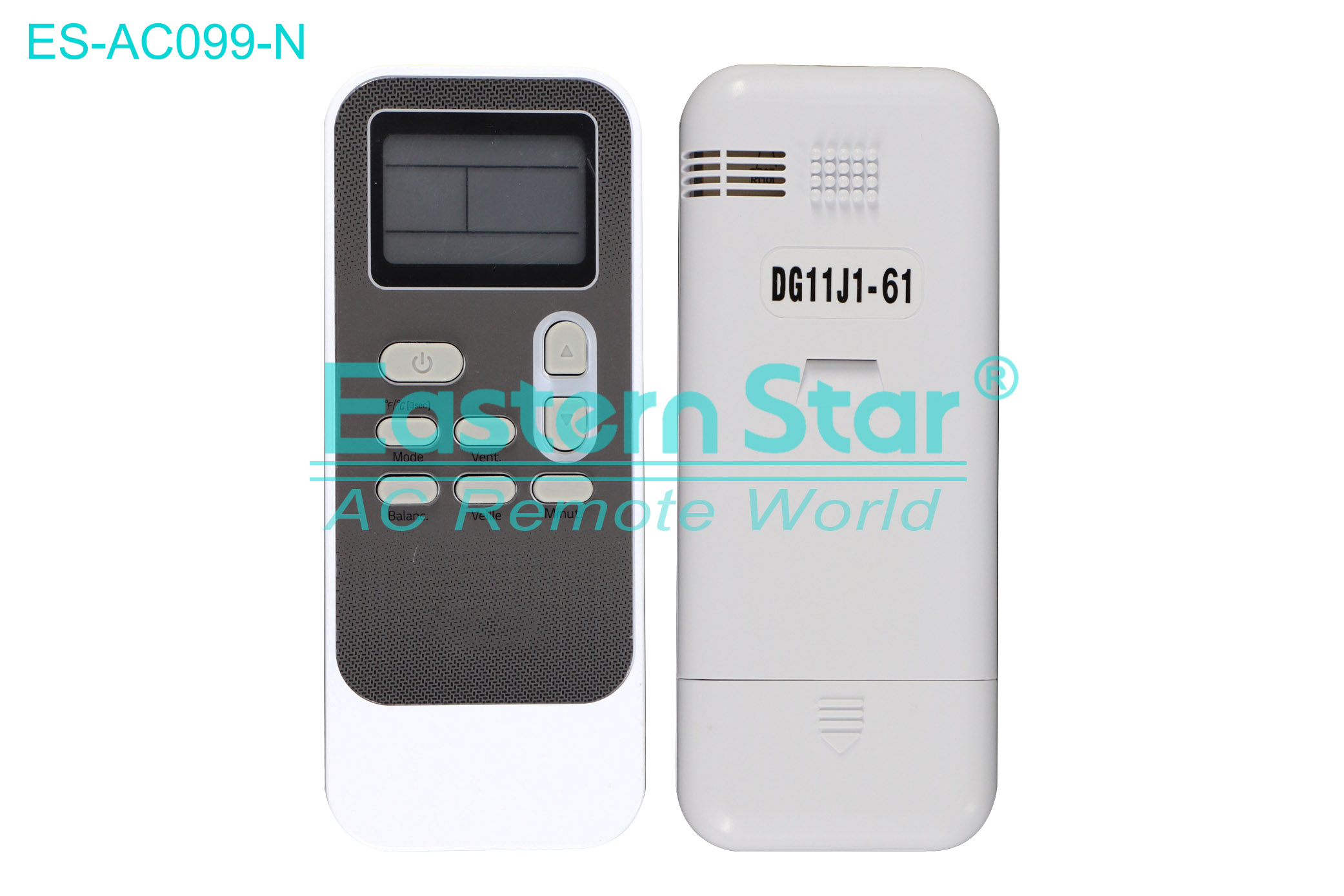 ES-AC099-N High Quality China Remote AC Remote for Lg Air Conditioner Remote A/C 8 keys