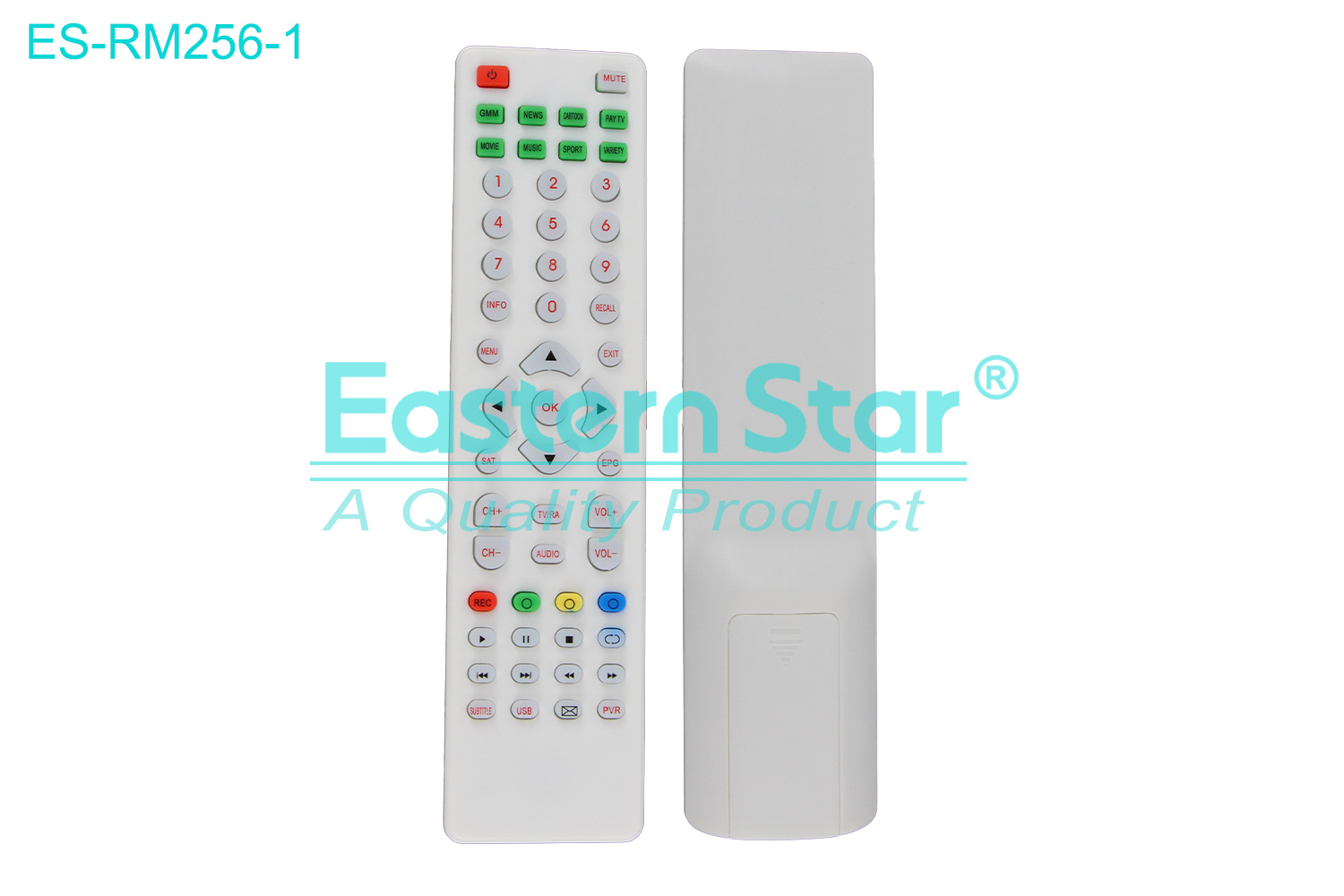 ES-RM256-1 Compatible for / Smart TV Remote Control R/M 53 Keys
