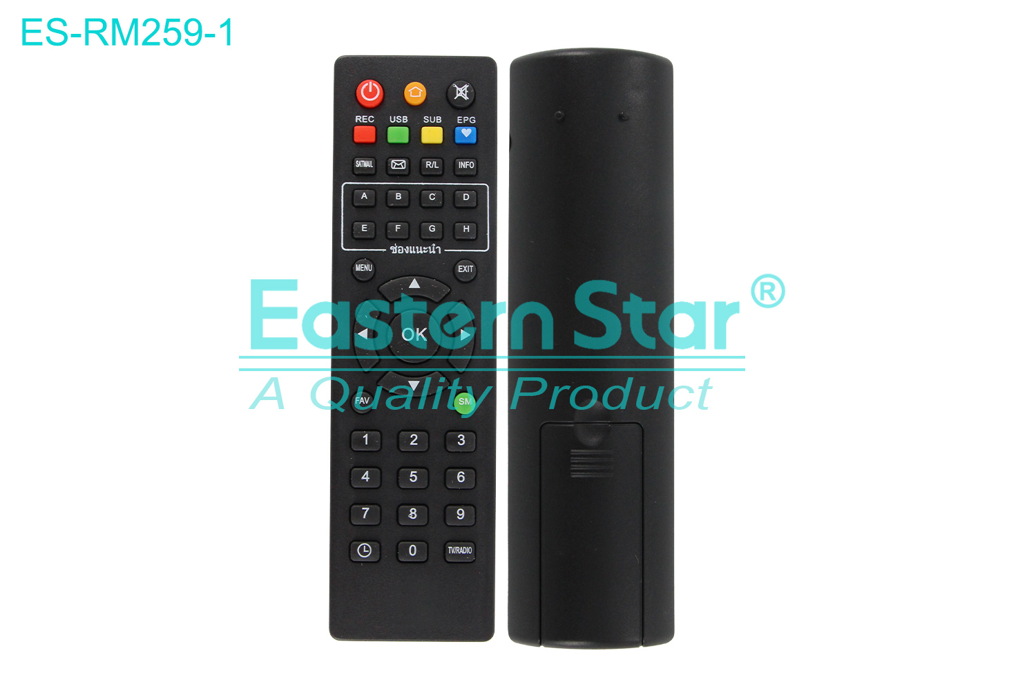ES-RM259-1 Compatible for / Smart TV Remote Control R/M 40 Keys