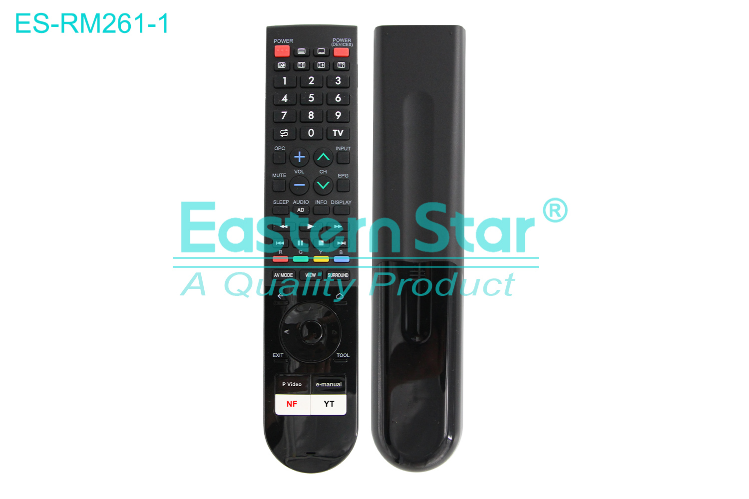 ES-RM261-1 Compatible for / Smart TV Remote Control R/M 46 Keys
