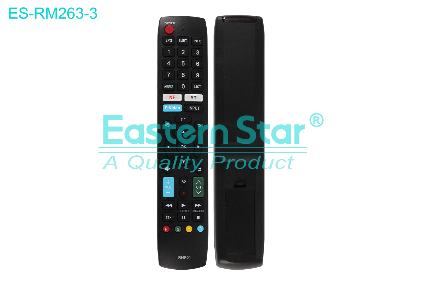 ES-RM263-3 Compatible for / Smart TV Remote Control R/M 46 Keys
