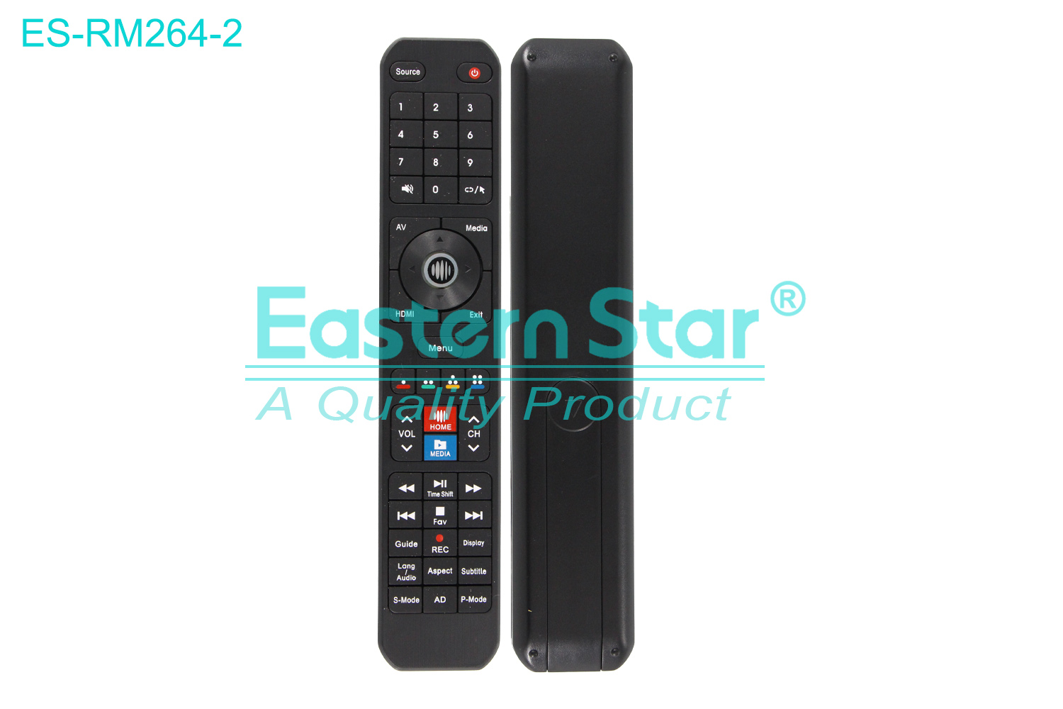 ES-RM264-2 Compatible for / Smart TV Remote Control R/M 49 Keys