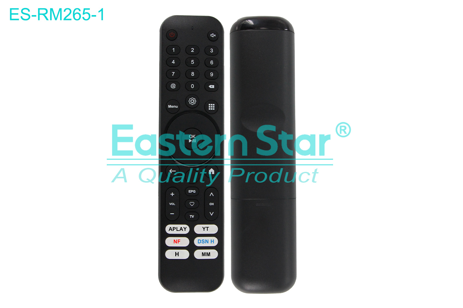 ES-RM265-1 Compatible for Tcl Smart TV Remote Control R/M 38 Keys