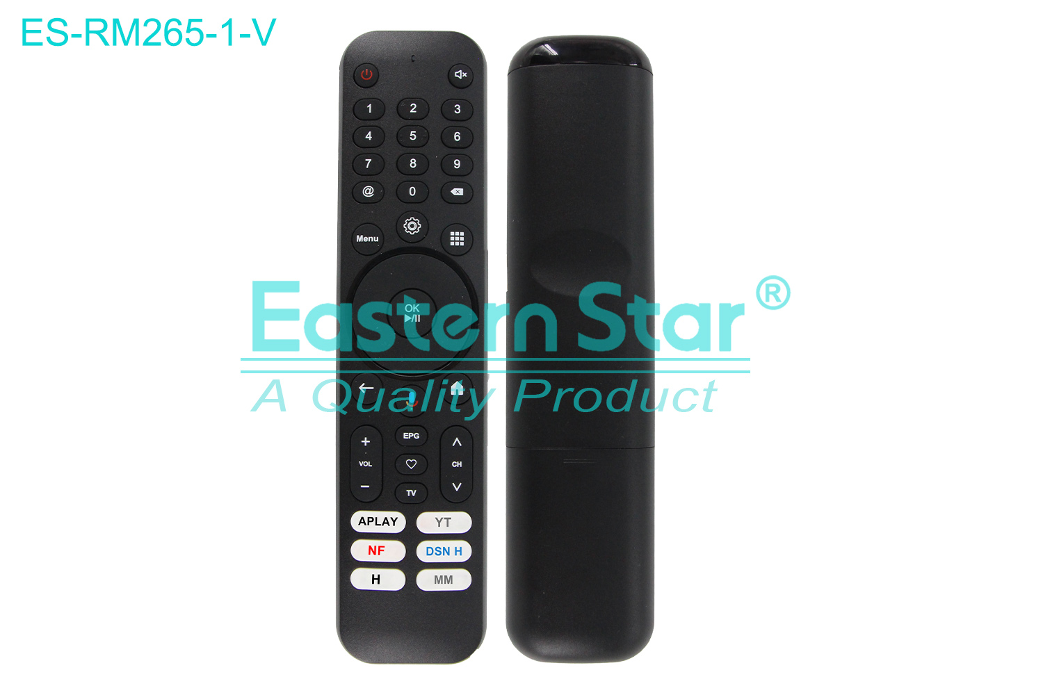 ES-RM265-1-V Compatible for / Smart TV Voice Remote Control R/M 38 Keys