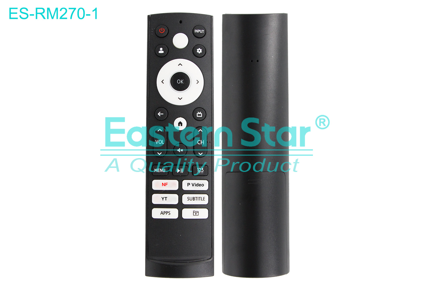 ES-RM270-1 Compatible for Hisense Smart TV Remote Control R/M 27 Keys