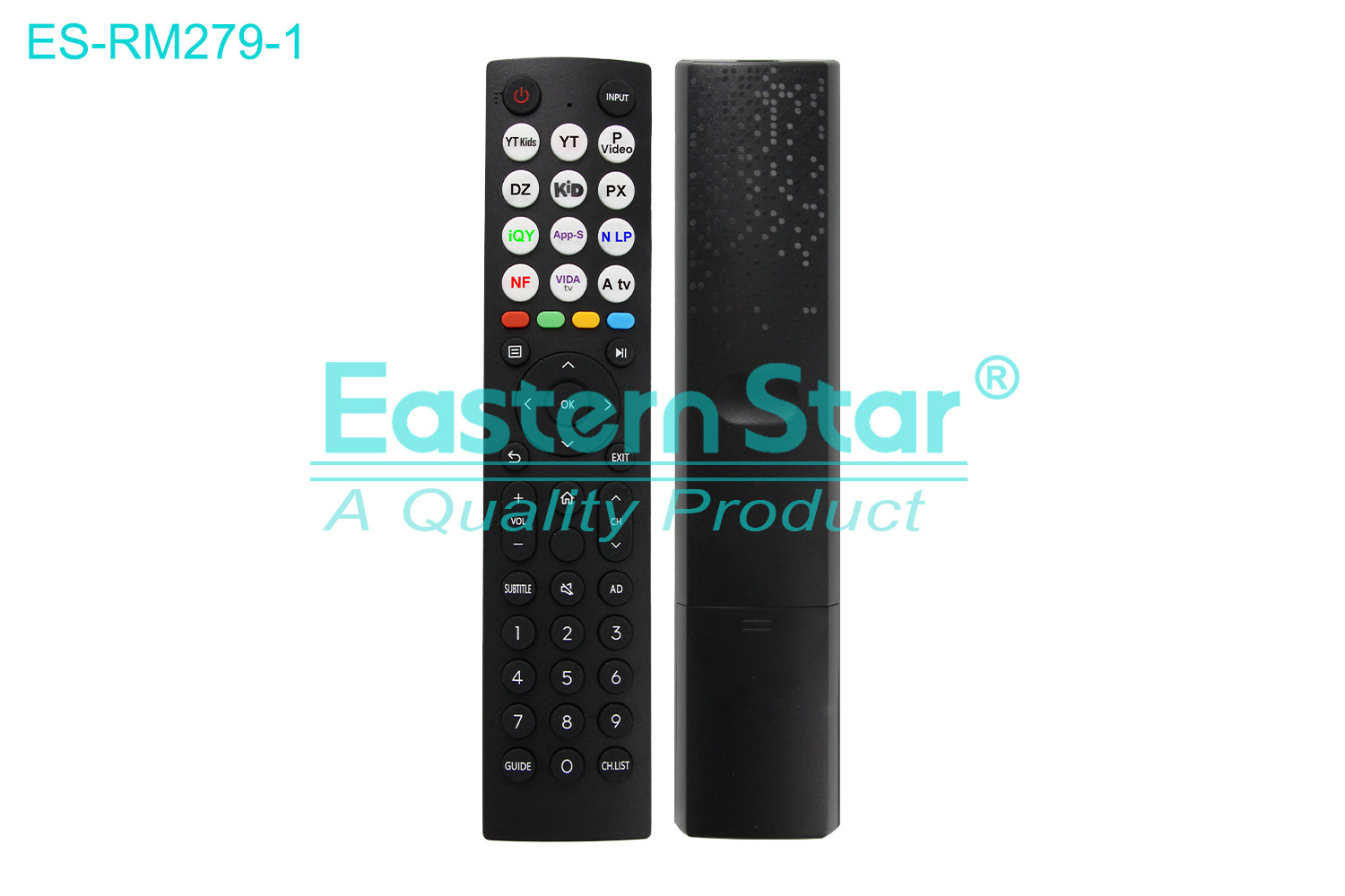 ES-RM279-1 Compatible for / Smart TV Remote Control R/M 48 Keys