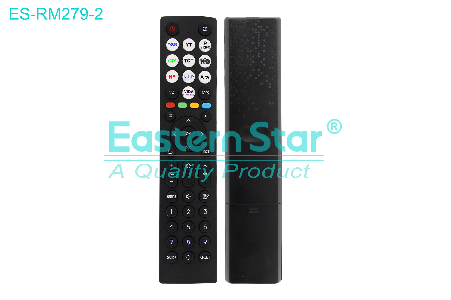 ES-RM279-2 Compatible for / Smart TV Remote Control R/M 48 Keys