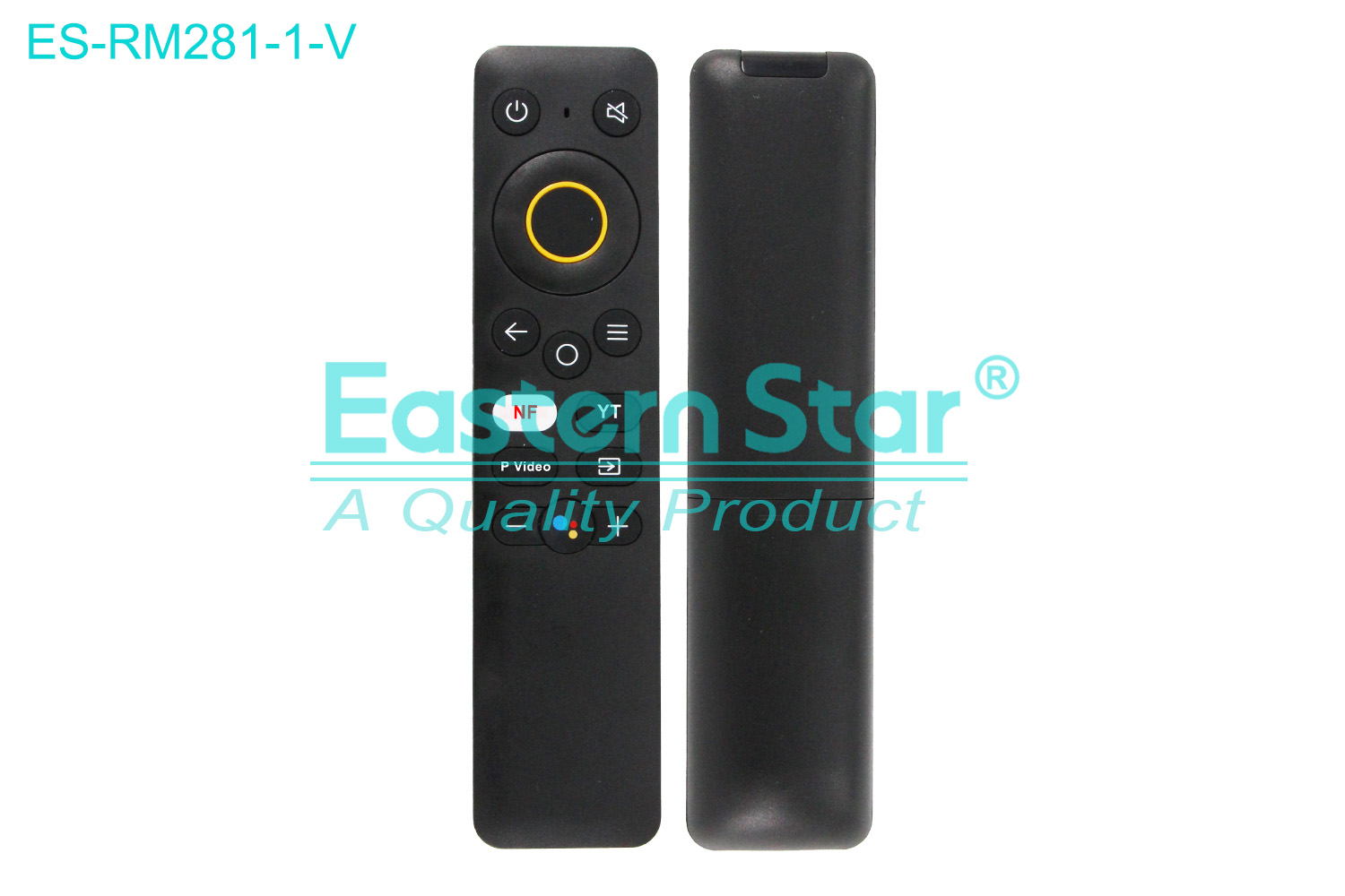 ES-RM281-1-V Compatible for / Smart TV Voice Remote Control R/M 17 Keys