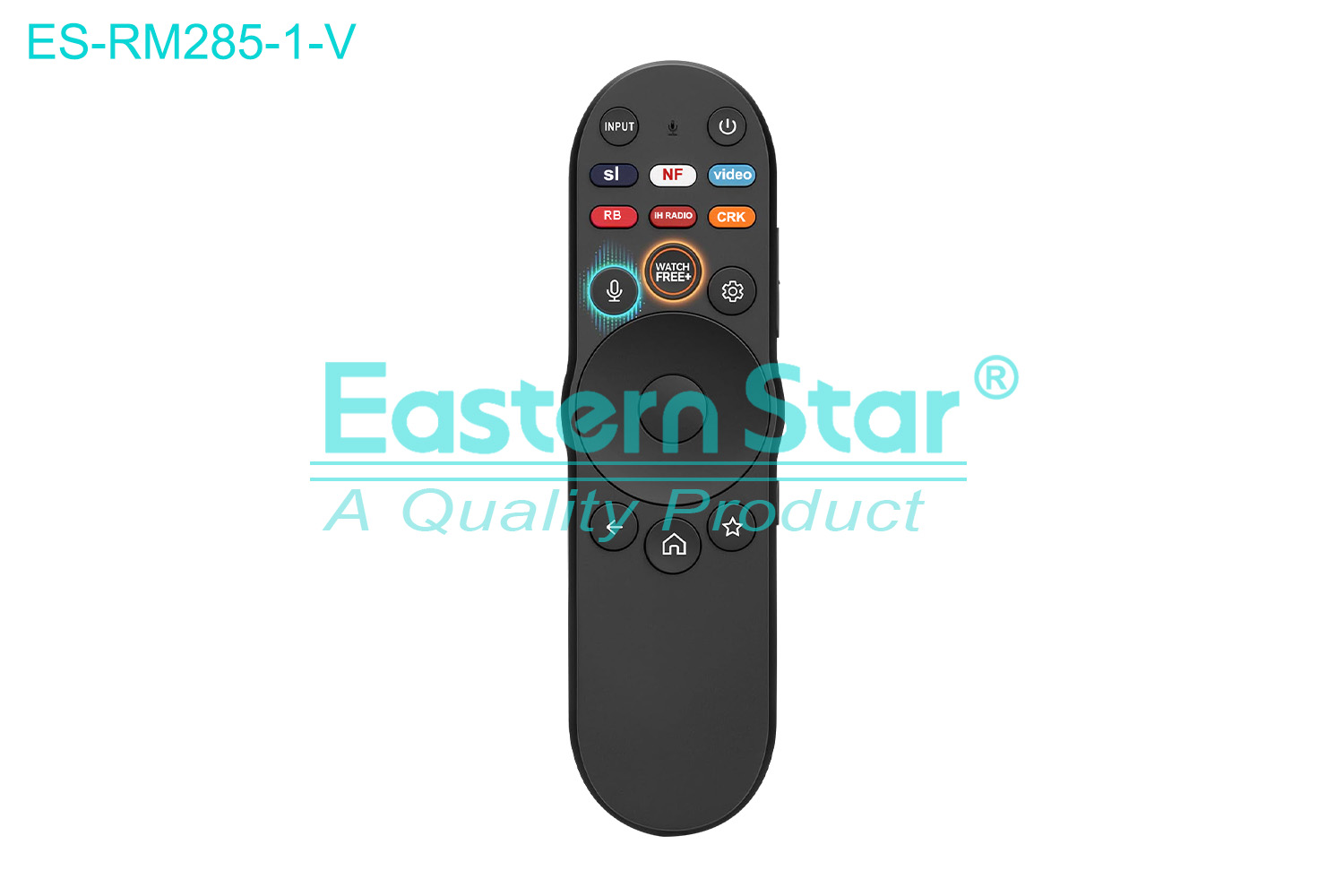 ES-RM285-1-V Compatible for / Smart TV Voice Remote Control R/M 19 Keys