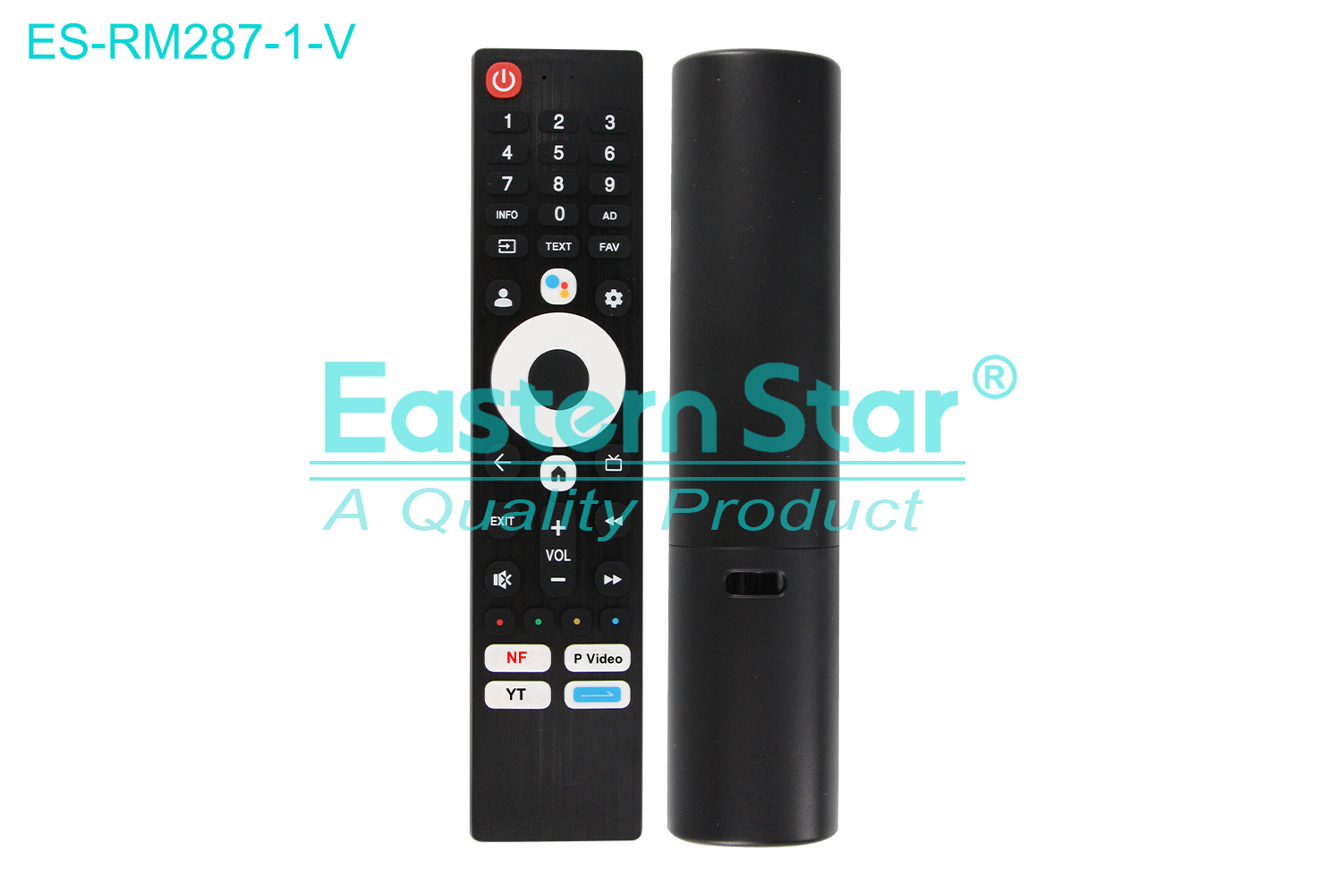 ES-RM287-1-V Compatible for / Smart TV Voice Remote Control R/M 41 Keys