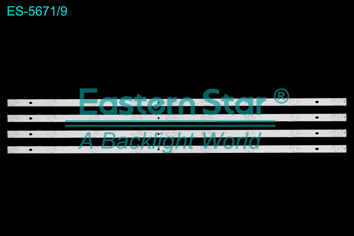 ES-5671 LED TV Backlight use for 40"  use for CRH-P40CA353504094BU-Rev1.0 LTK 148Z-GB-11B-FGU-UK LED BACKLIGHT STRIP(4)