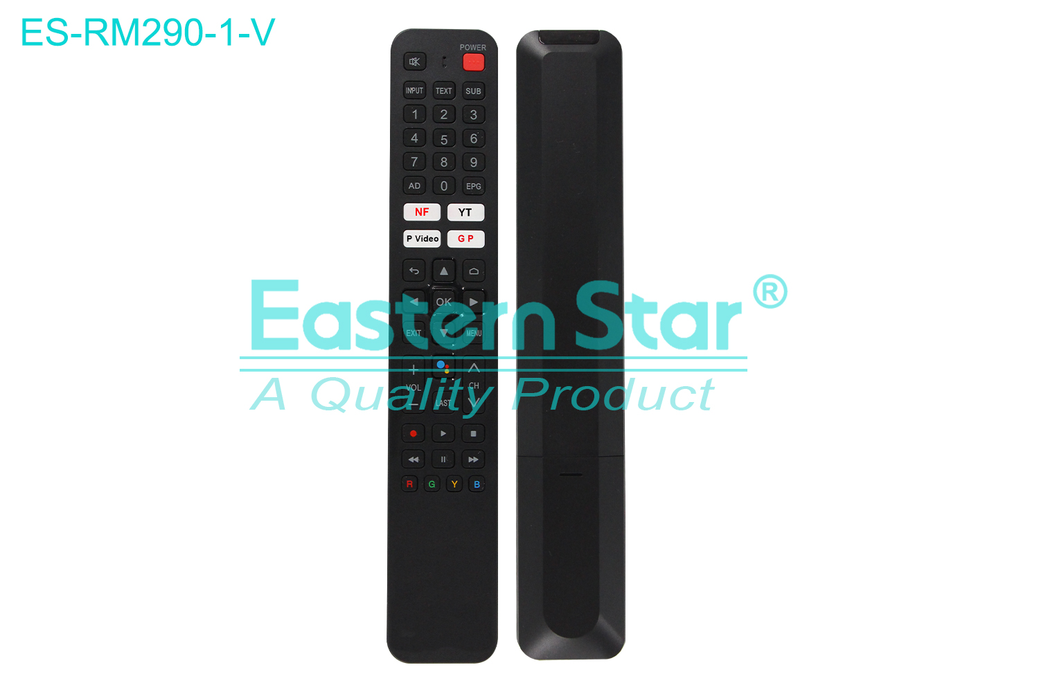 ES-RM290-1-V Compatible for / Smart TV Voice Remote Control R/M 46 Keys