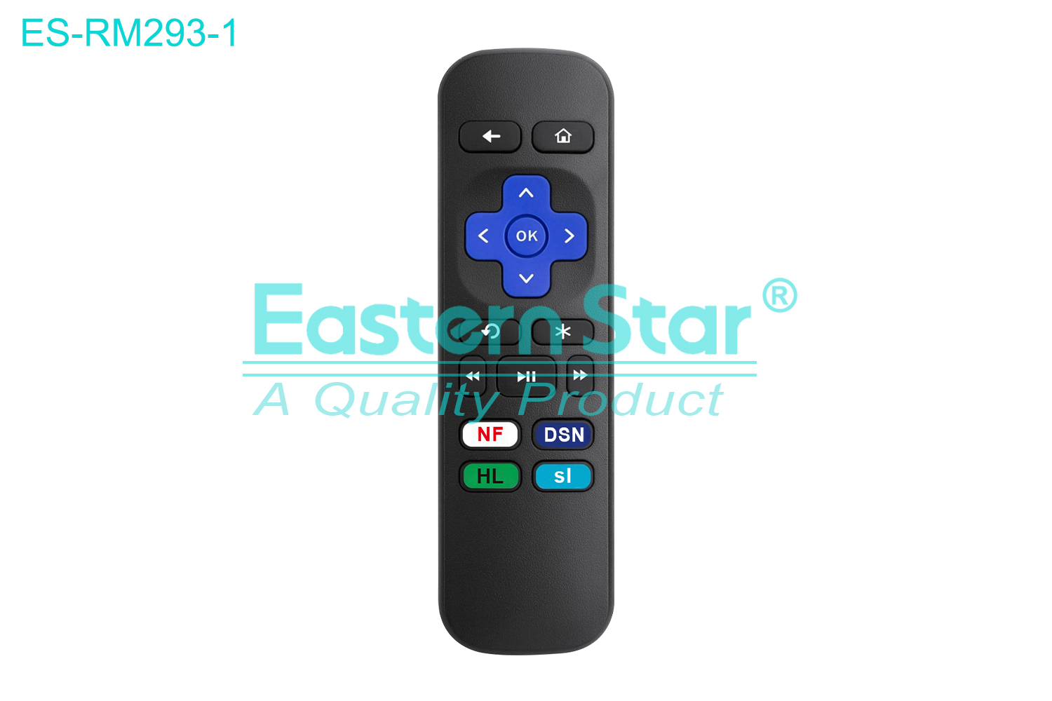 ES-RM293-1 Compatible for / Smart TV Remote Control R/M 16 Keys