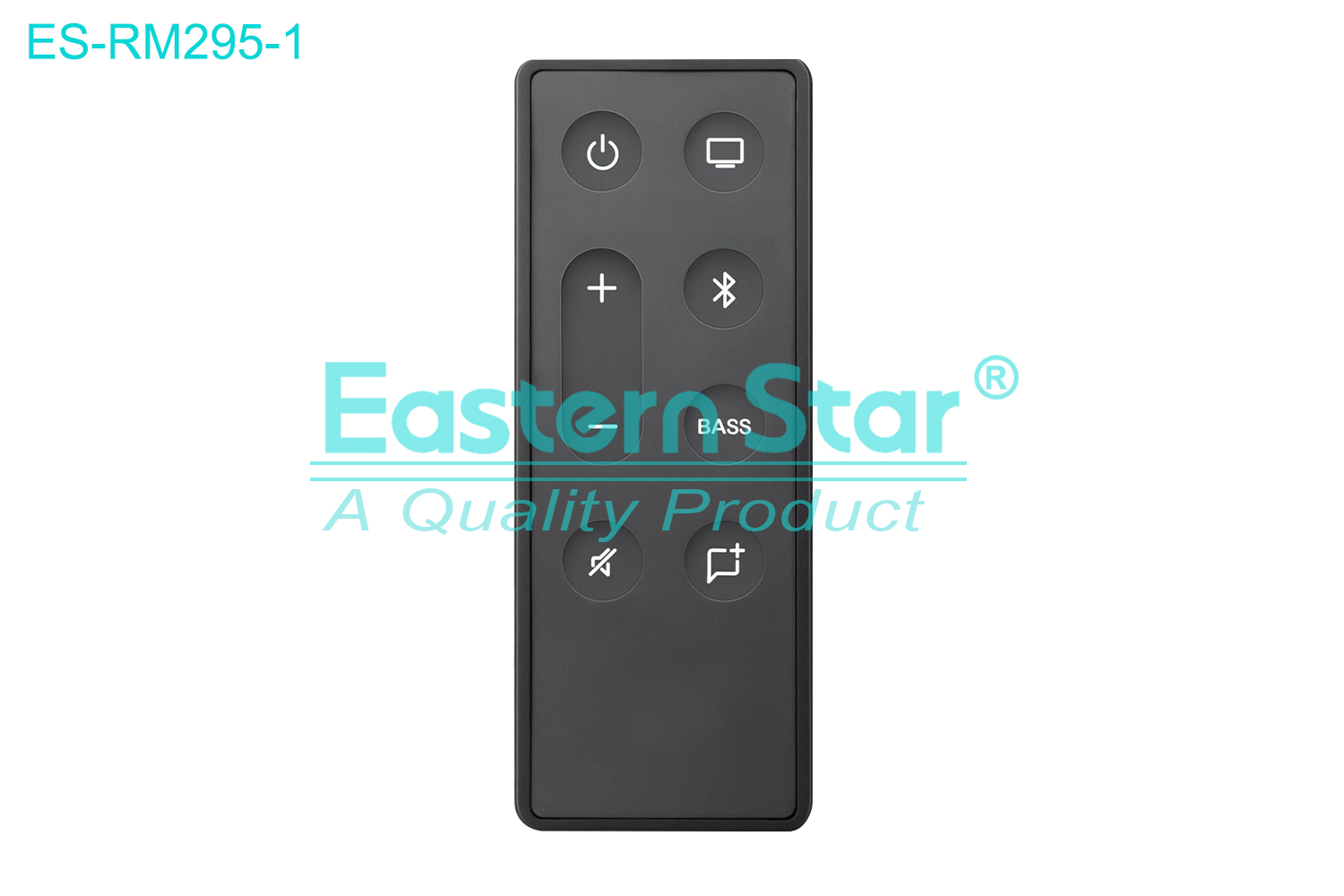 ES-RM295-1 Compatible for / Smart TV Remote Control R/M 8 Keys