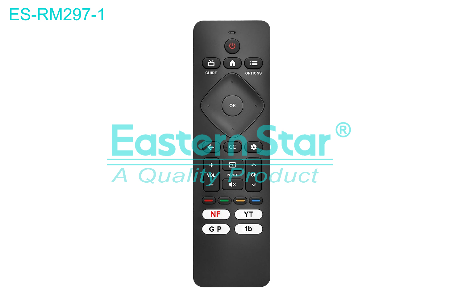 ES-RM297-1 Compatible for / Smart TV Remote Control R/M 26 Keys