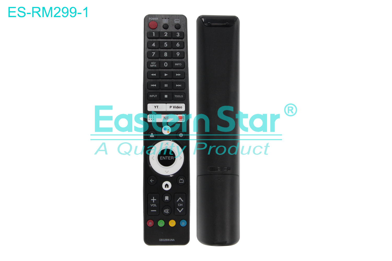 ES-RM299-1 Compatible for Sharp Smart TV Remote Control R/M 50 Keys