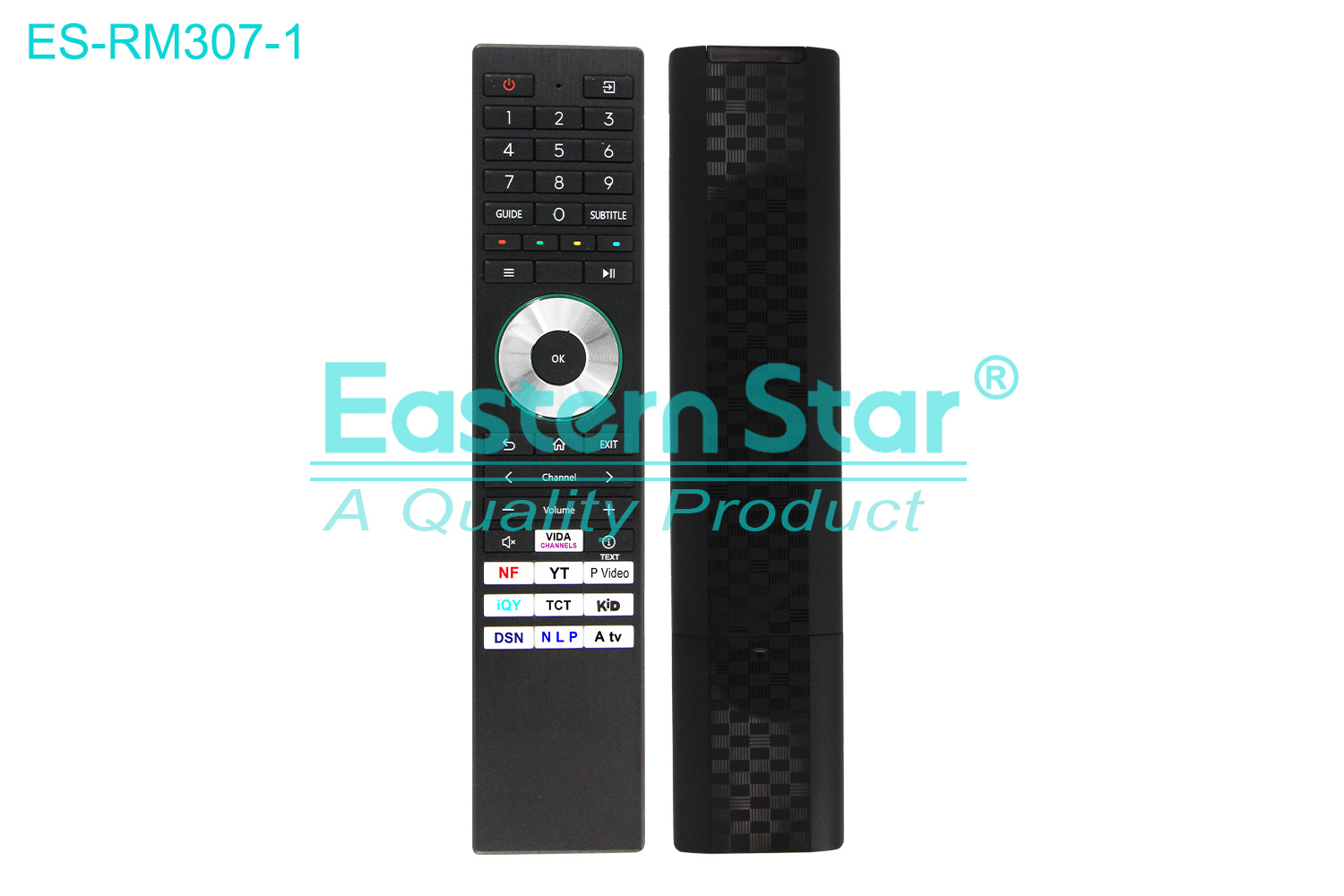 ES-RM307-1 Compatible for Toshiba Smart TV Remote Control R/M 45 Keys