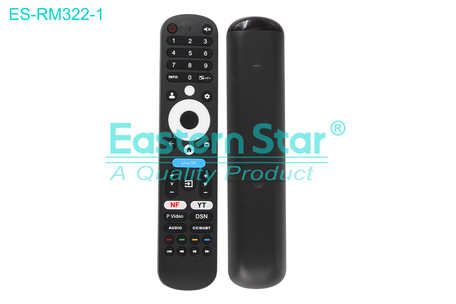 ES-RM322-1 Compatible for / Smart TV Remote Control R/M 45 Keys