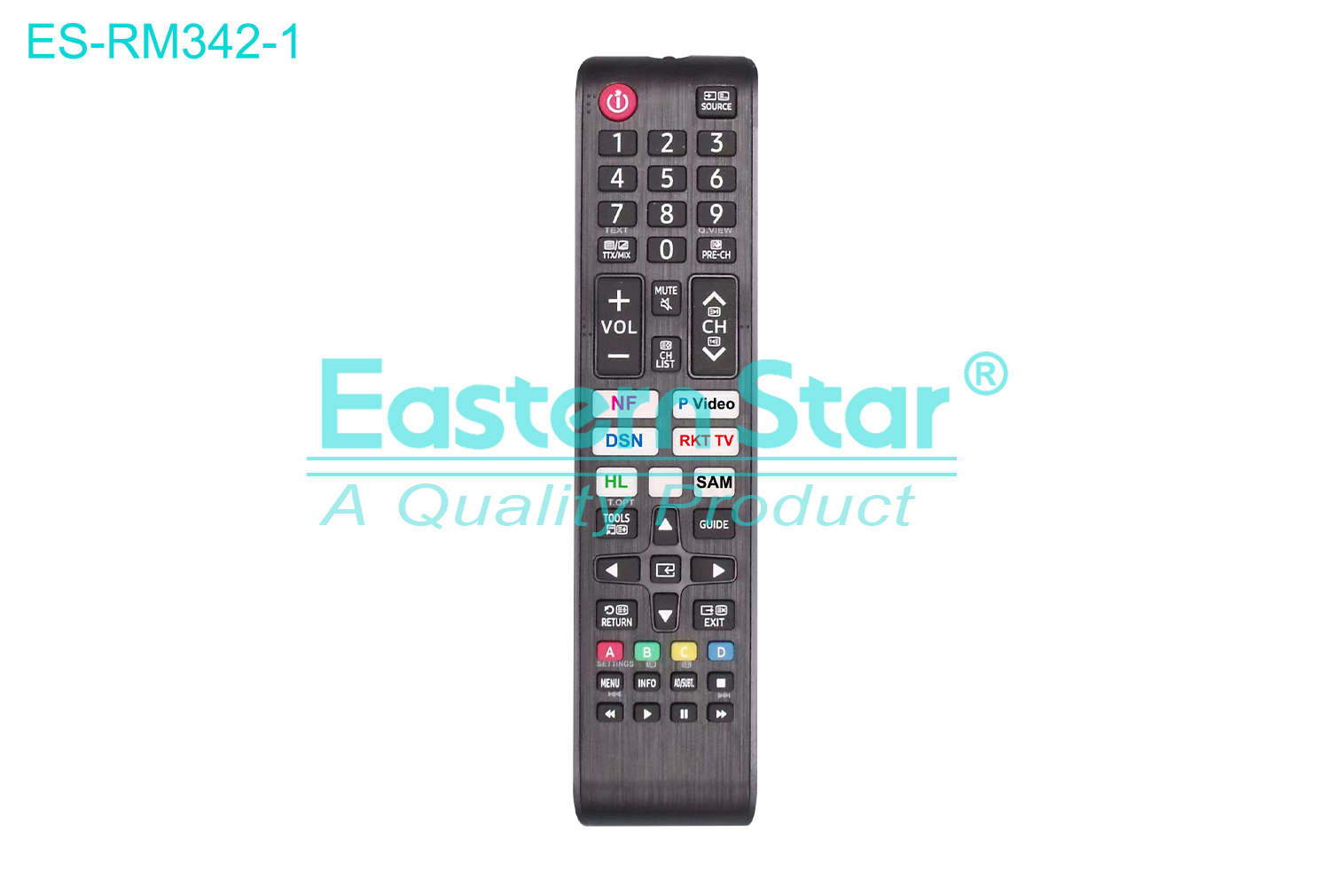 ES-RM342-1 Compatible for Samsung Smart TV Remote Control R/M 48 Keys