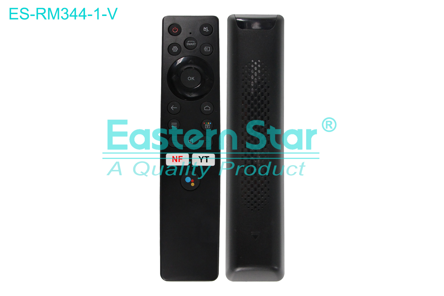 ES-RM344-1-V Compatible for Singer Smart TV Voice Remote Control R/M 19 Keys