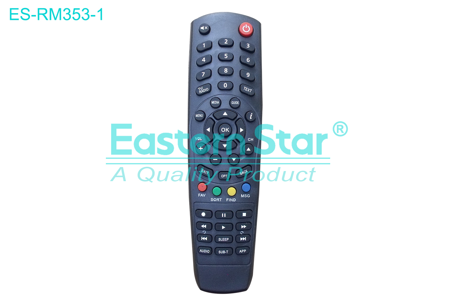 ES-RM353-1 Compatible for / Smart TV Remote Control R/M 46 Keys