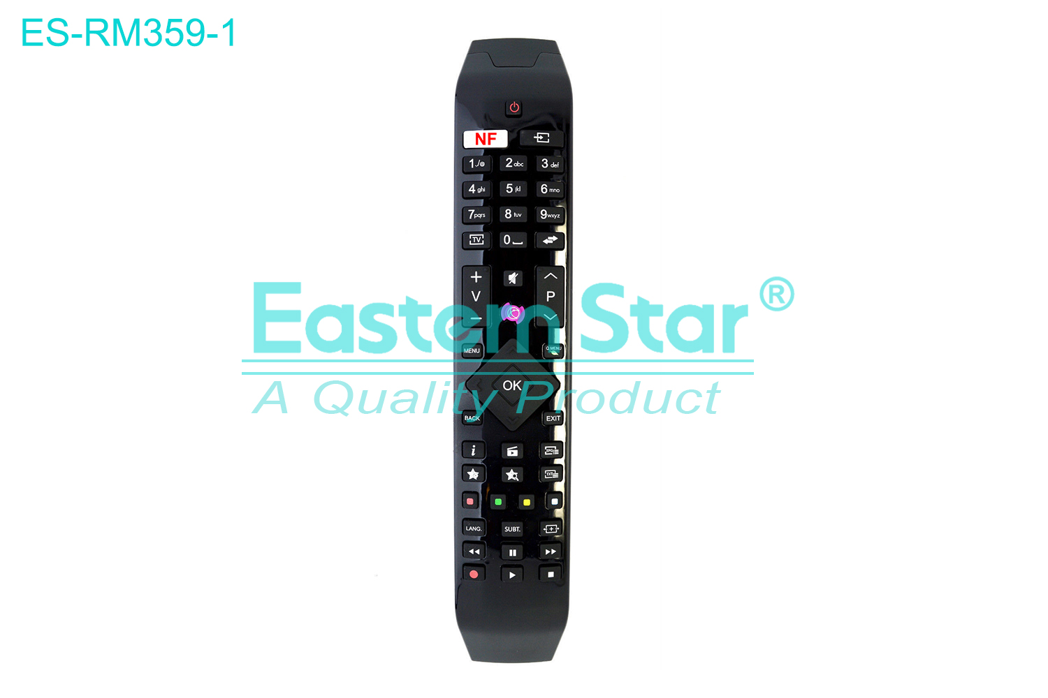 ES-RM359-1 Compatible for Hitachi Smart TV Remote Control R/M 49 Keys