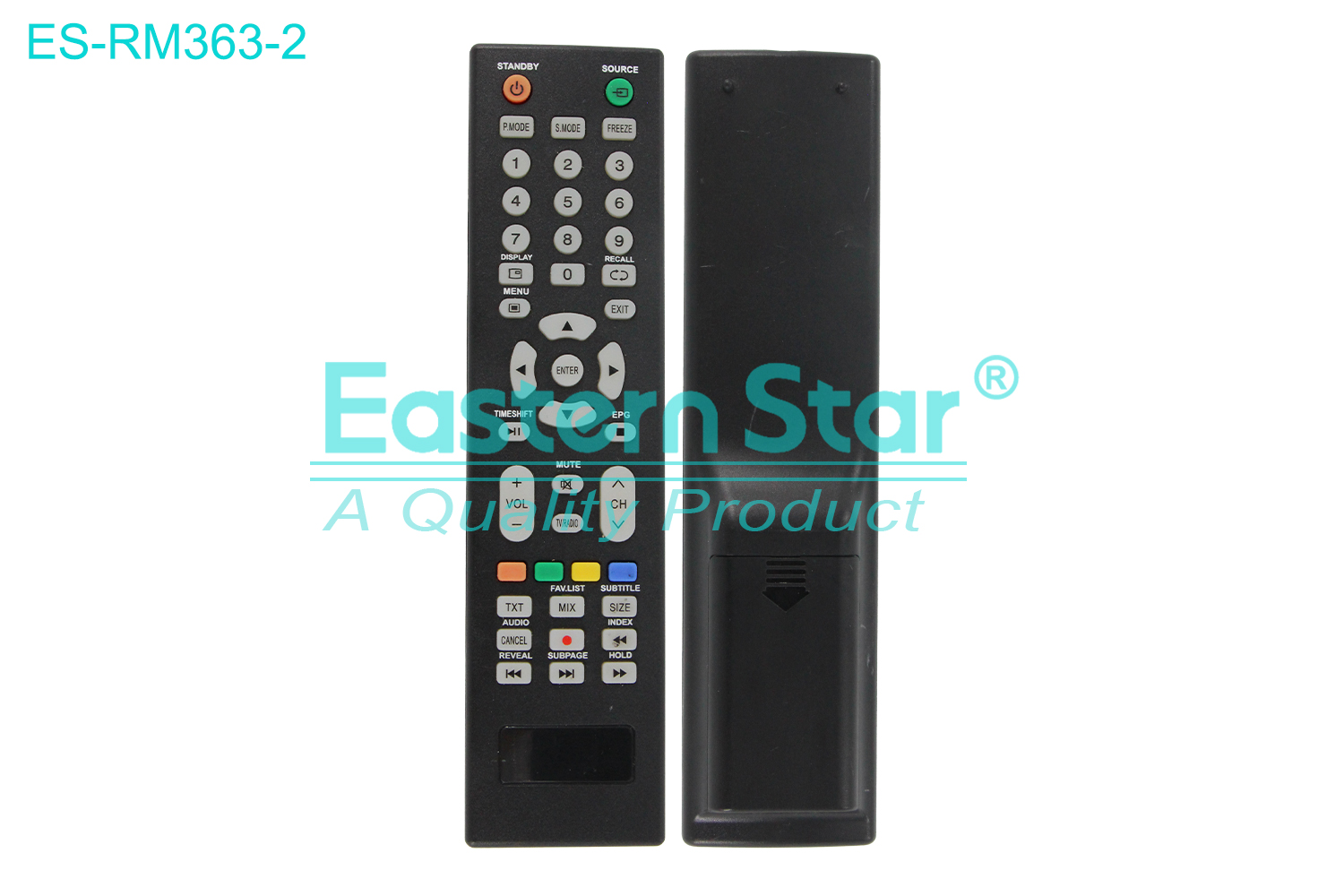 ES-RM363-2 Compatible for Yumatu Smart TV Remote Control R/M 45 Keys