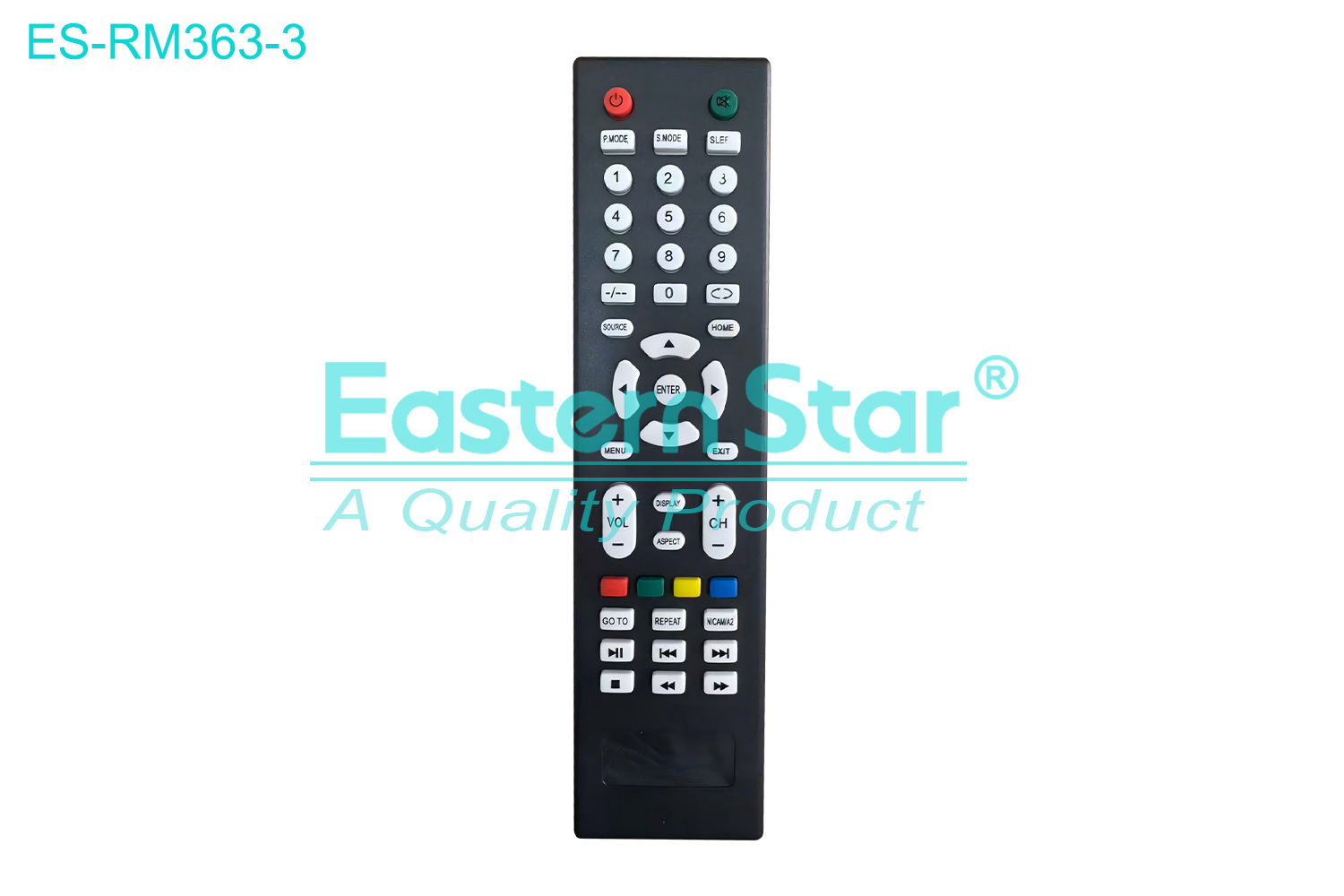 ES-RM363-3 Compatible for / Smart TV Remote Control R/M 45 Keys